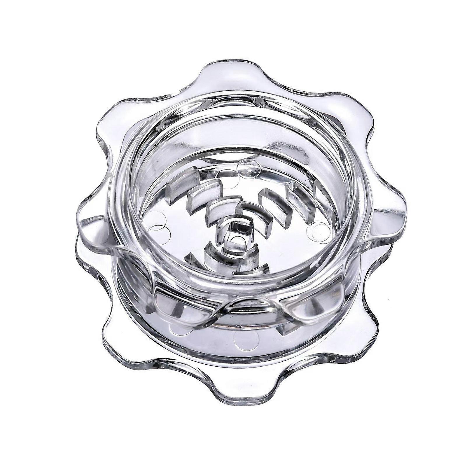 Translucent Kitchen Tool for Garlic Ginger Herbs and Nuts Grinding