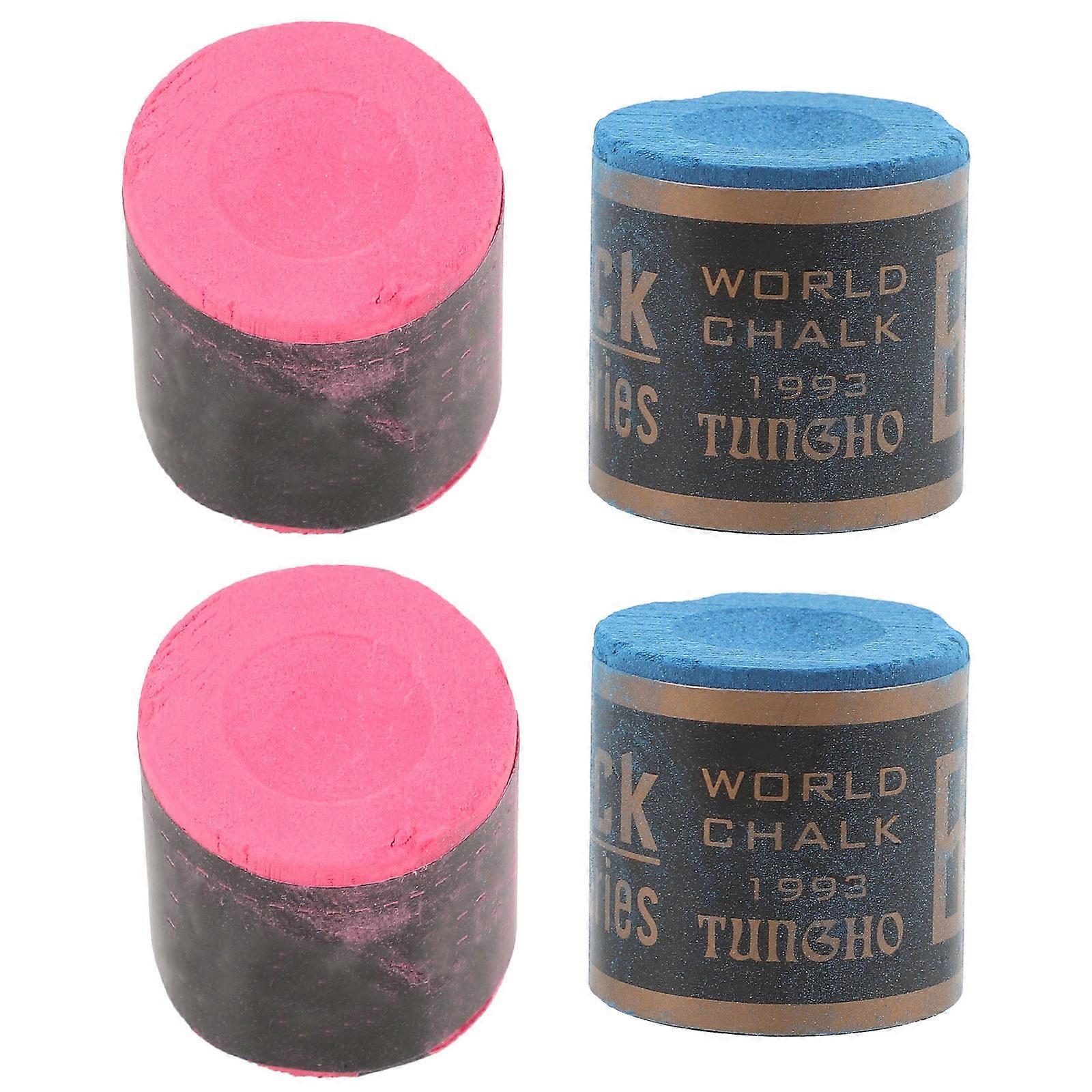 Billiard Chalk Cubes 4Pcs Pool Table Cue Chalk for Cue Use