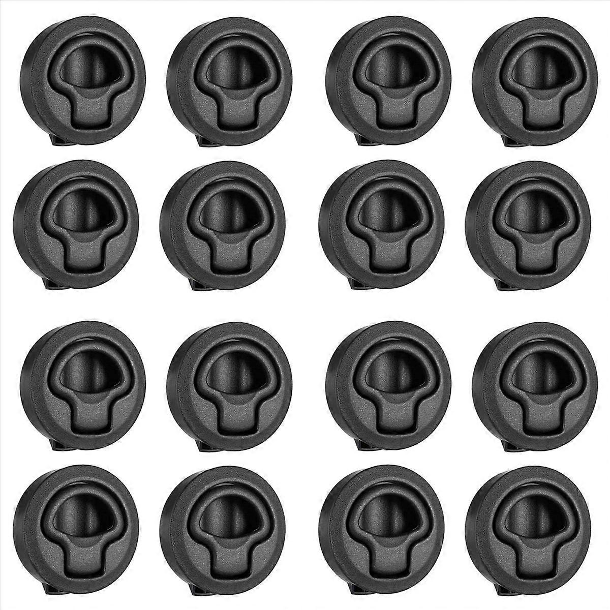 4Pcs/Set Round Pull Latch Lock Hardware for RV Yacht Boat Deck Hatch