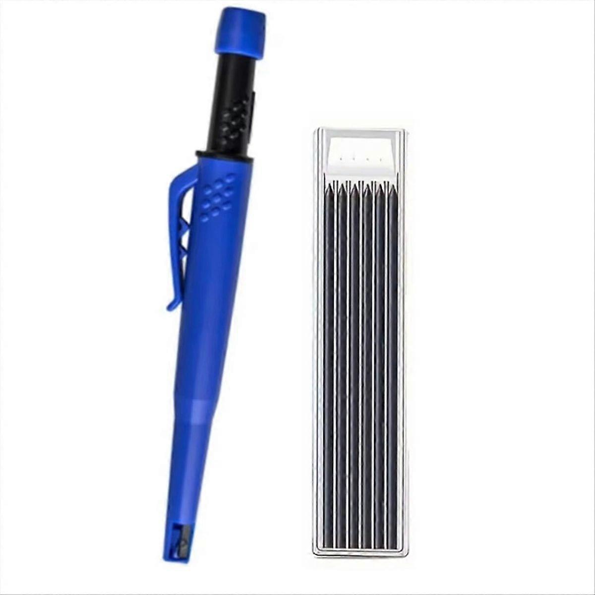 Solid Carpenter Pencil Set 2.8mm Deep Hole Mechanical Pencil Marker A