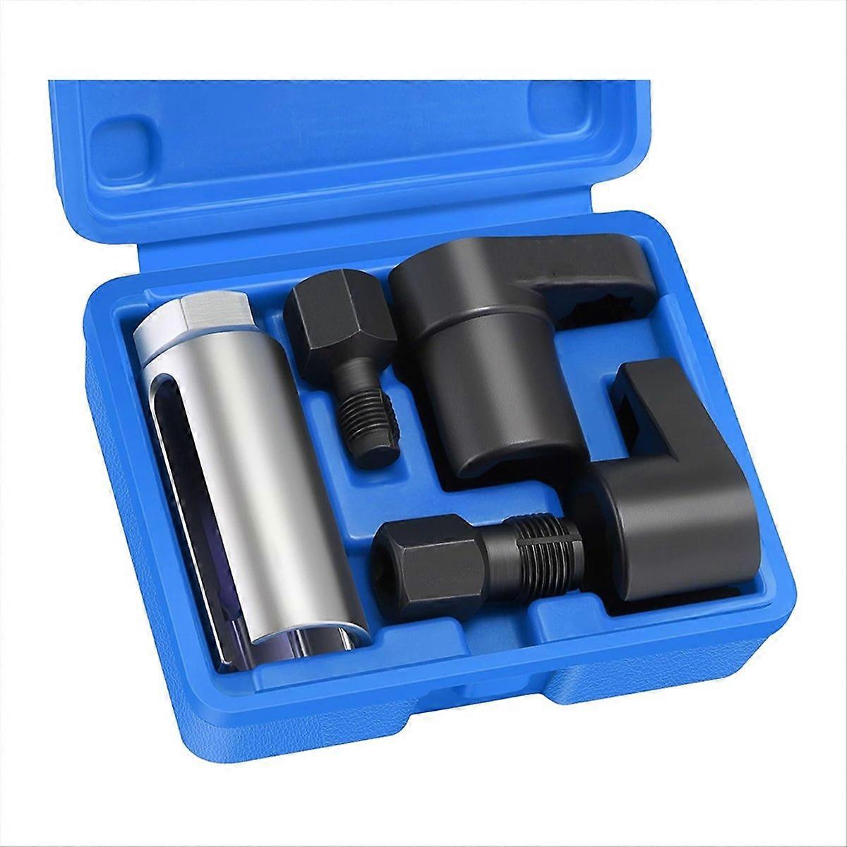 5-Piece O2 Oxygen Sensor Socket & Thread Chaser Set - Automotive Tool for Sensor Removal