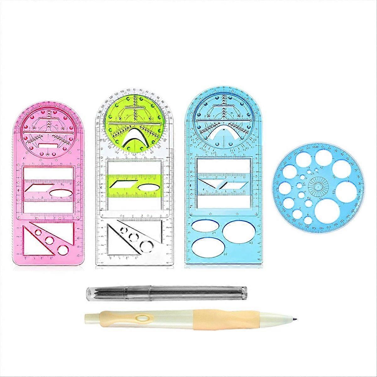 Multifunctional Geometric Ruler Multifunctional Ruler Drawing Ruler