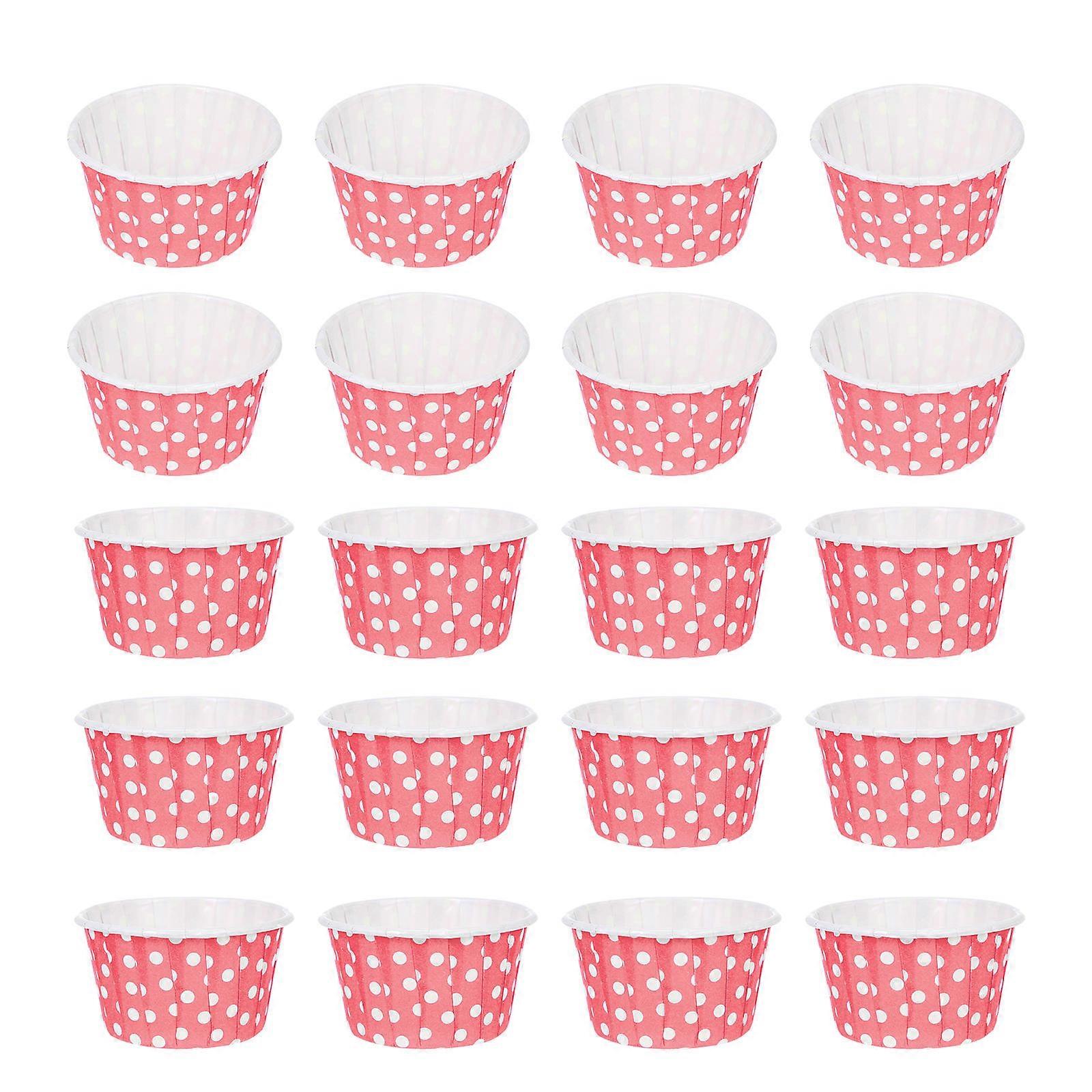 Mini Cupcake Liner Pink Cake Cups for Baking Muffins 100Pcs Baking Cups