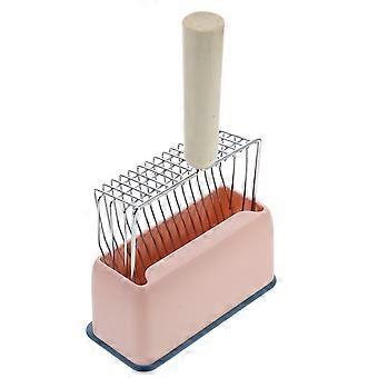 Cat Litter Scooper Metal Scooper for Litter Box Long Handle Durable