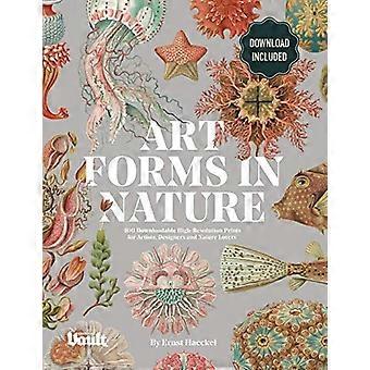 Kunstvormen in de natuur van Ernst Haeckel: 100 downloadbare prints in hoge resolutie voor kunstenaars, ontwerpers en natuurliefhebbers