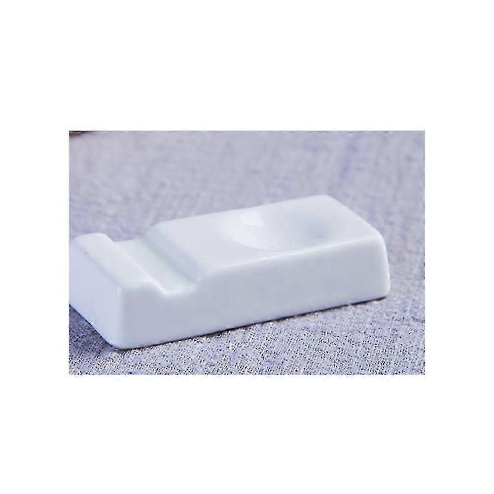 Chopsticks Holder Ceramic for Tableware Use Multipurpose Rack White