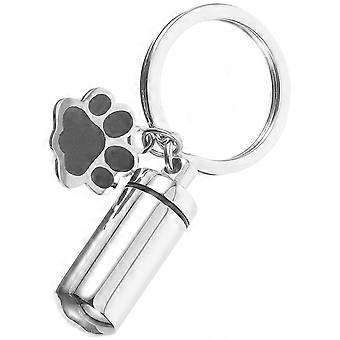 Metal Key Ring Urn Pendant for Pet Use 4Pcs Mini Urn Container Ornament