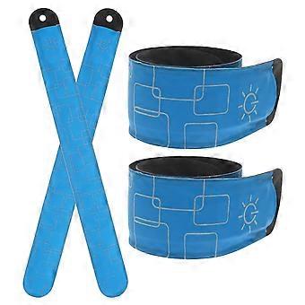 Bandes de cheville LED pour chevaux pour la course nocturne, 16 pièces, résistantes et réglables.