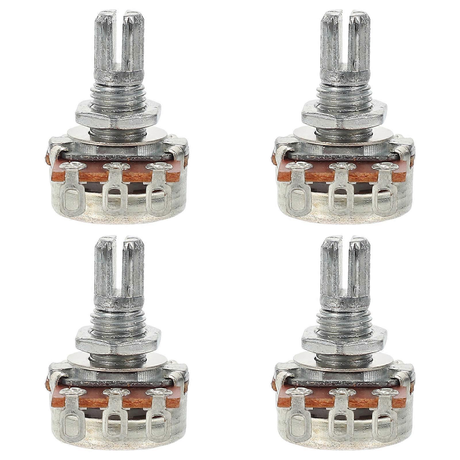 4pcs Guitar Potentiometer Linear Taper Potentiometer Replacement Guitar Accessory