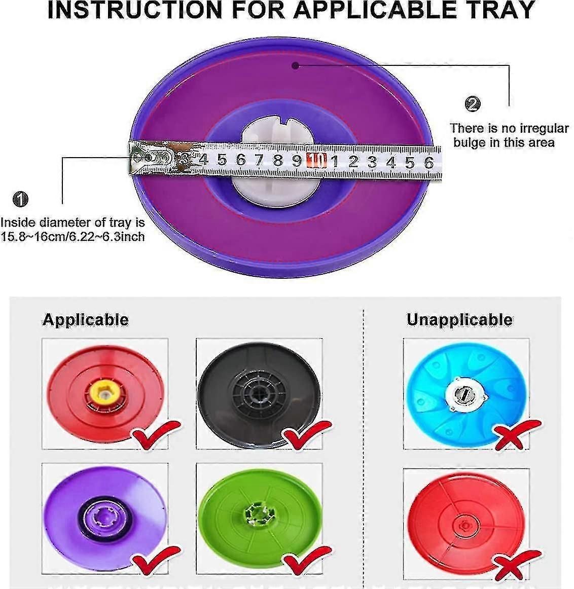 3 Pack Premium Replacement Mop Heads Refill For 360 Rotating Round Spin Magic Mop