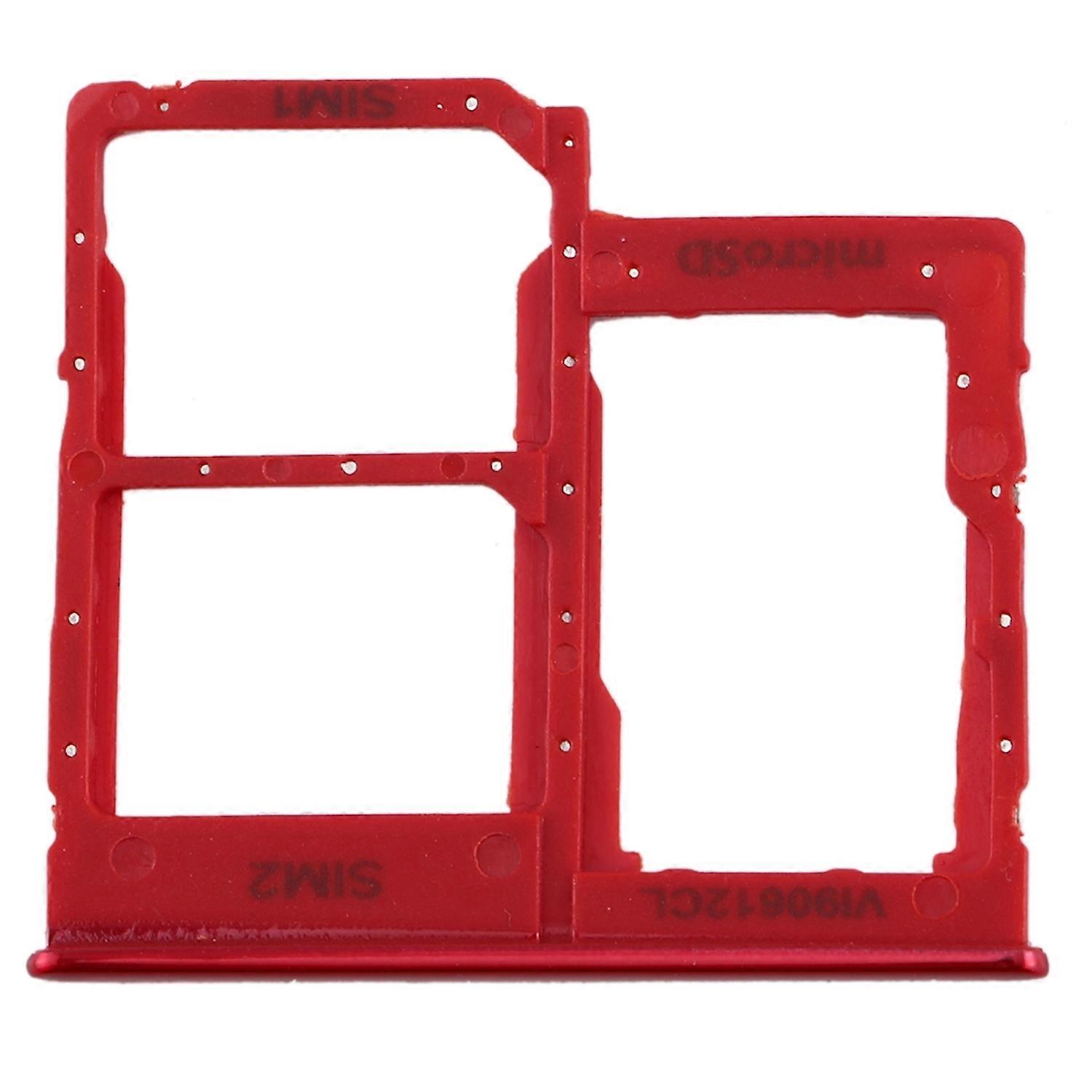 SIM card holder for Samsung Galaxy A40 5.9 inch Red Card Tray Replacement Part New
