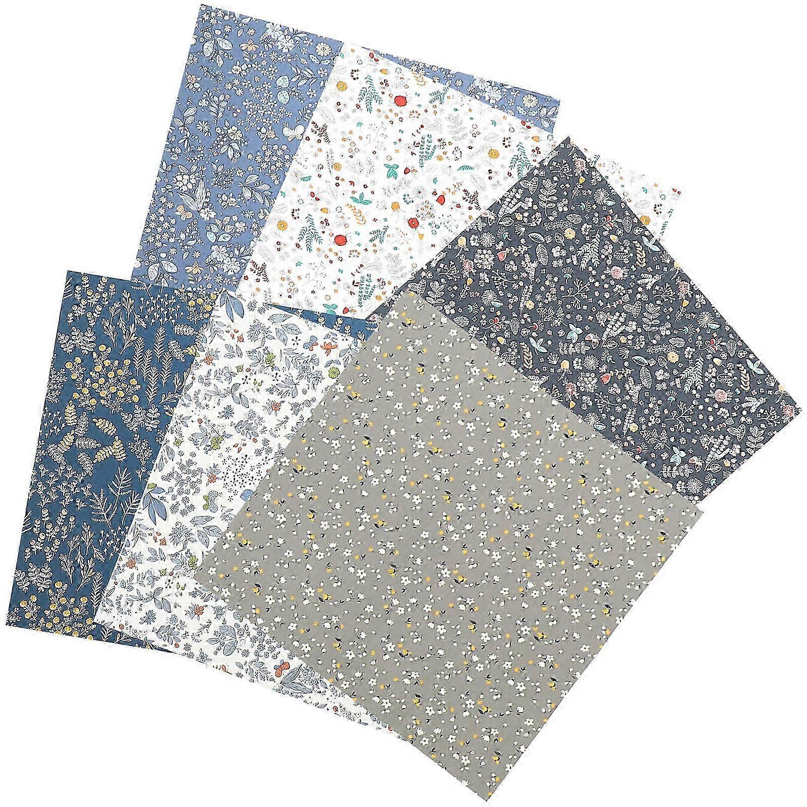 Crafting Fabric Squares for Decoration 6Pcs Cotton Patchwork Sheets