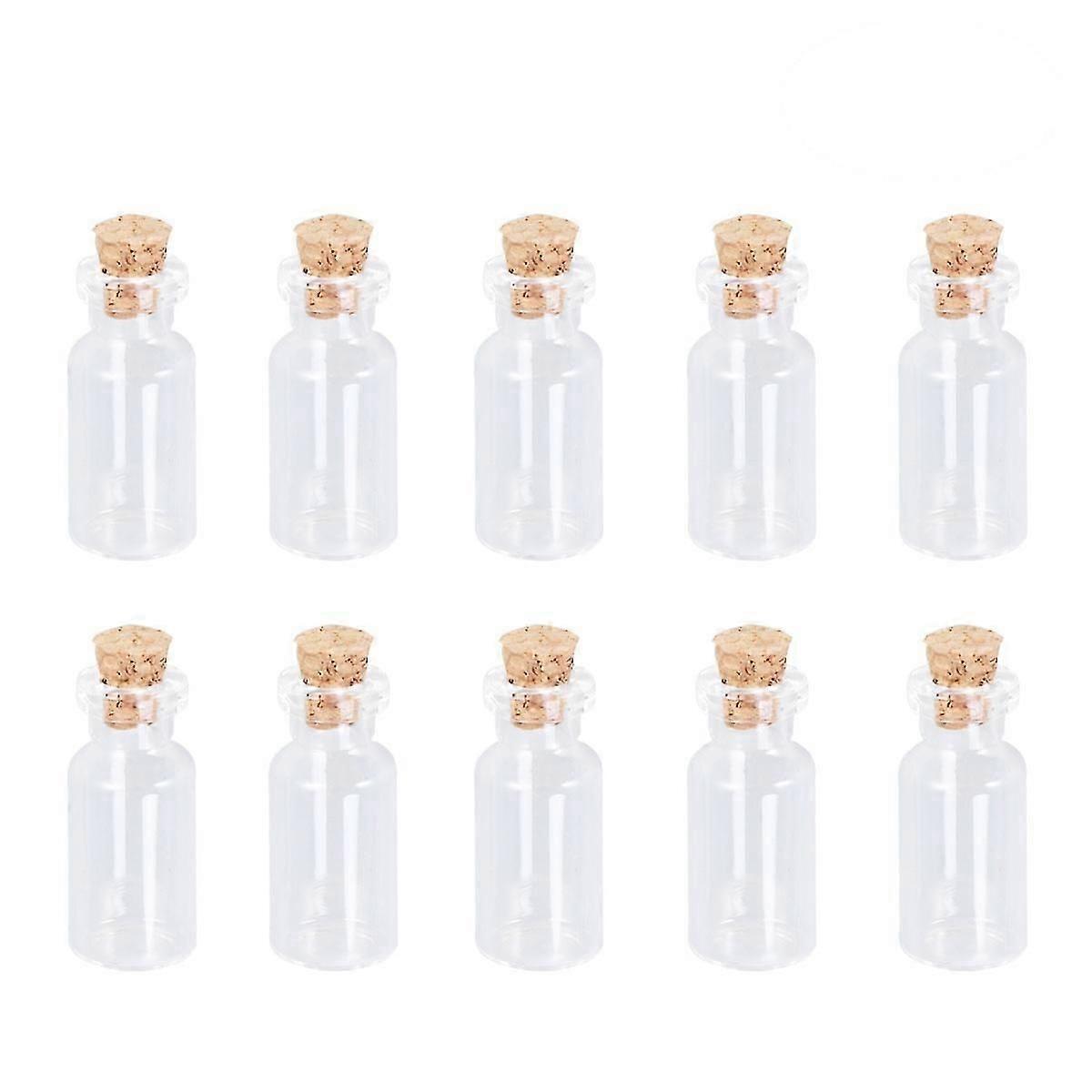 Soft Cork Glass Test Tubes for Holding 25Pcs with Caps Multi-Function Bottles