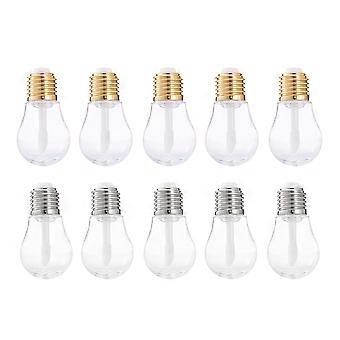 Refillable Lip Gloss Tubes Bulb Shaped for Storage Use 10Pcs Mini Tubes