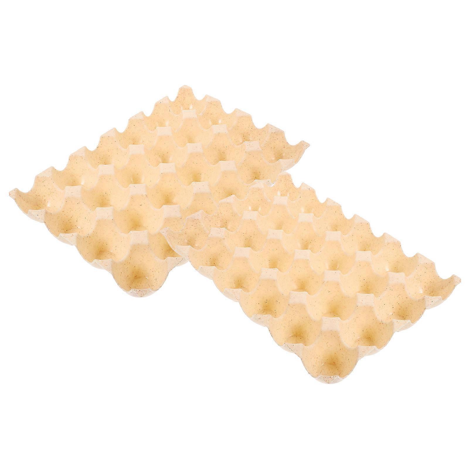 2pcs Egg Cartons 24-Count Empty Egg Holder Tray Chicken Egg Boxes Egg Container