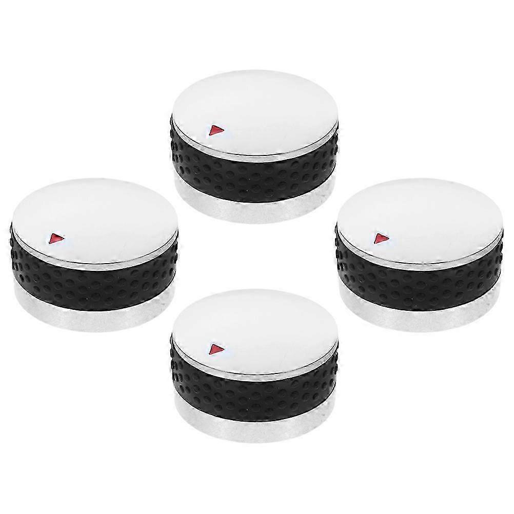 4pcs Gas Grill Knobs: Bbq Control Knobs Replacement Rotating Switch Plastic Round Gas Stove Cooker Control For Bbq Grill Stove Party