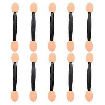 Doppelseitiger Lidschattenpinsel für Make-up, 100 Stück Latex-Schwamm-Applikator