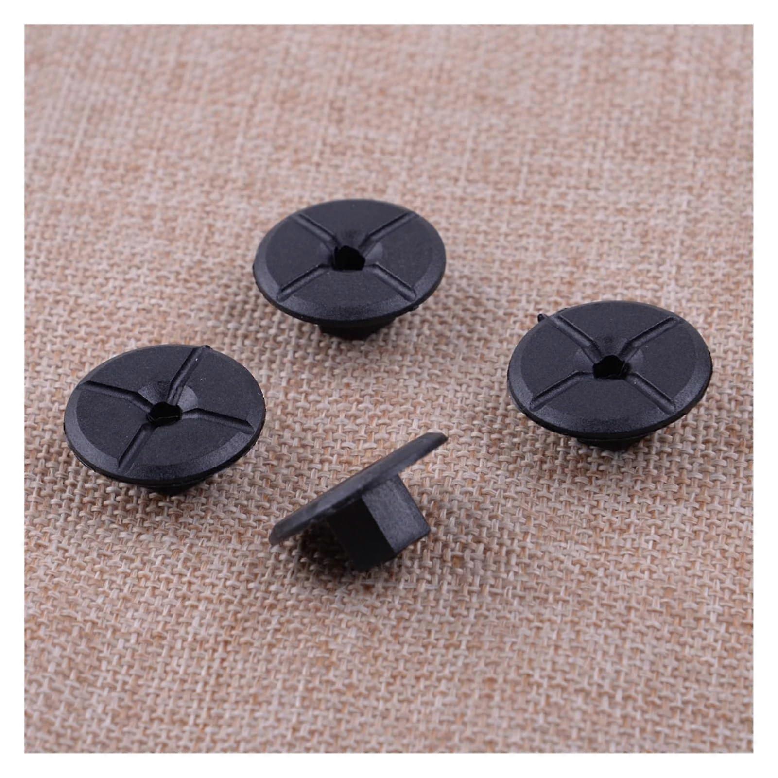 10pcs Self Threading Plastic Nut Clip Set, Quick Installation, Corrosion Resistant, Black