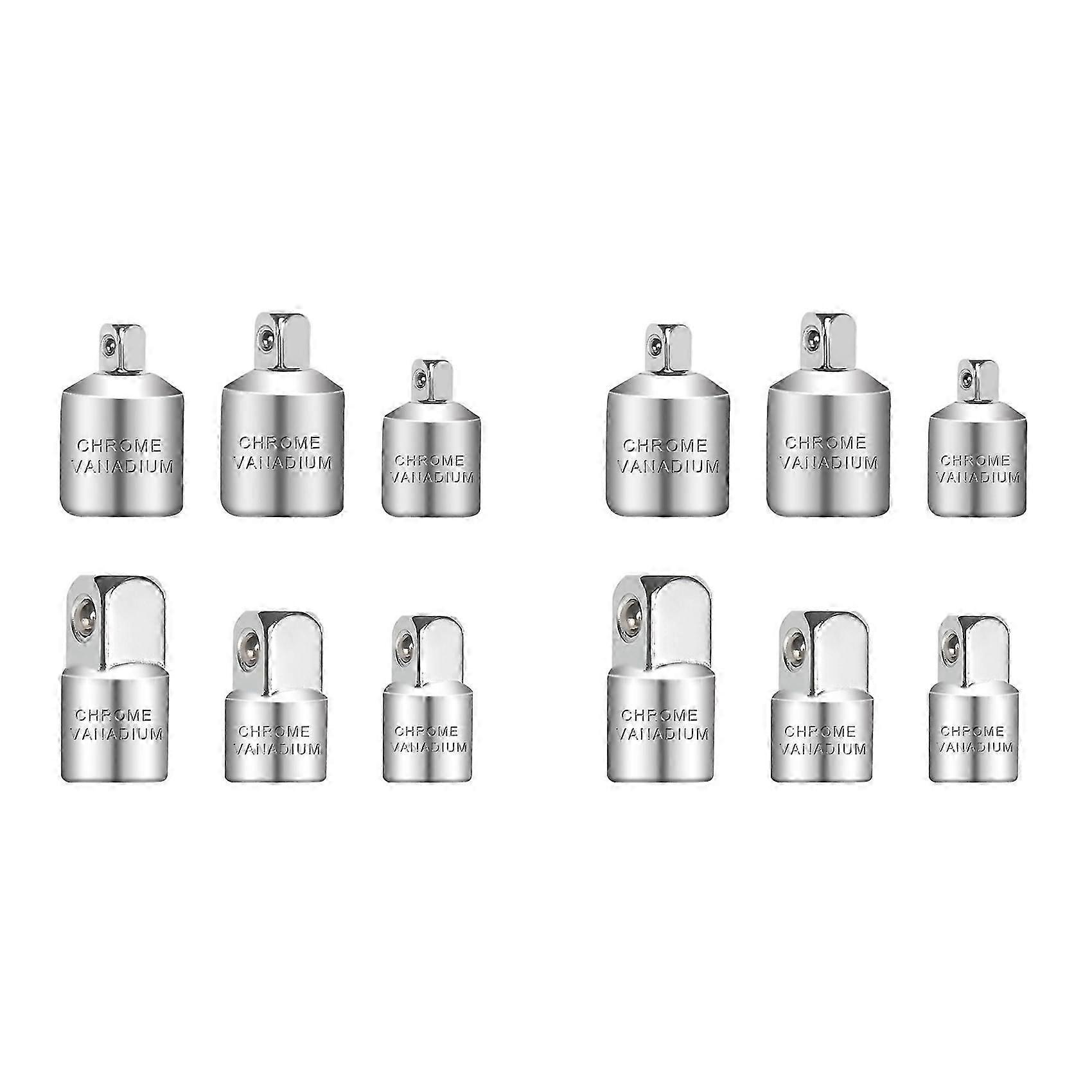 Socket Adapter, 12-Piece Adapter Set, Socket Adapter Set, Adapter Set for Ratchets,Socket Wrenches, Nut Ratchets