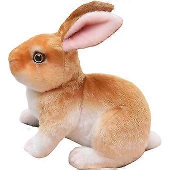 Stuffed Bunny Plush Toy for Decor Brown Comfortable Stuffed Animal