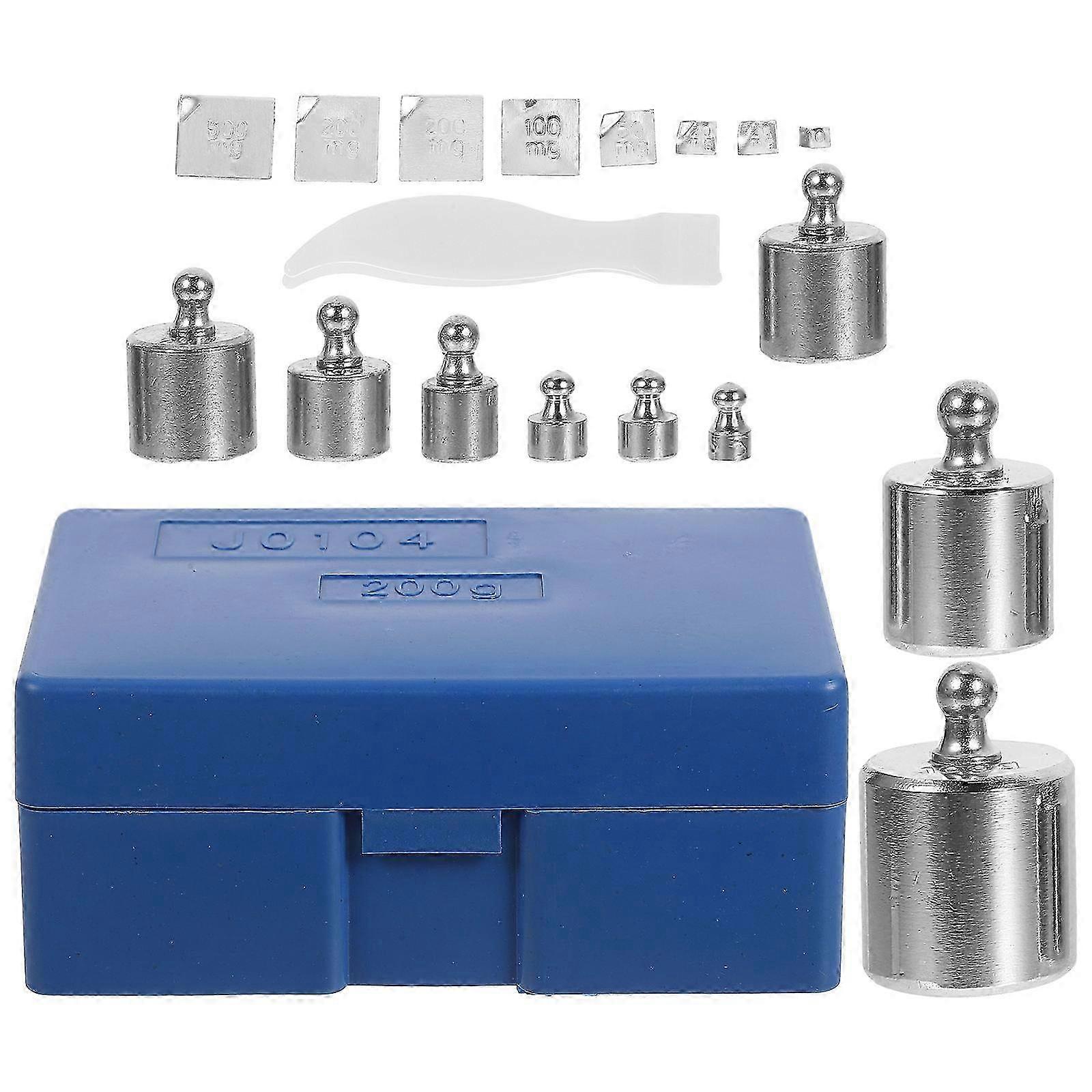 M2 Class Calibration Weights Set with Case for Home Use 2Sets Chrome Finish