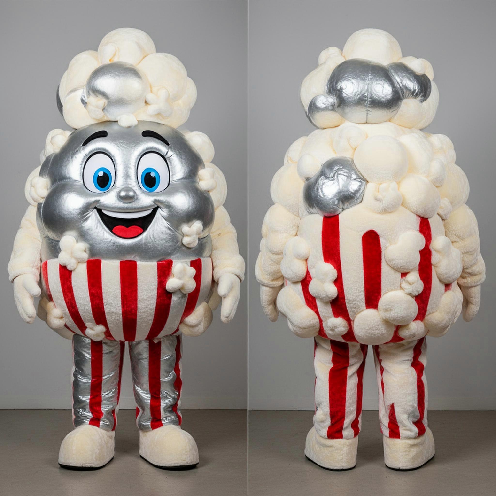 MASTICOT Golden Yellow Cheerful Pop Corn Mascot