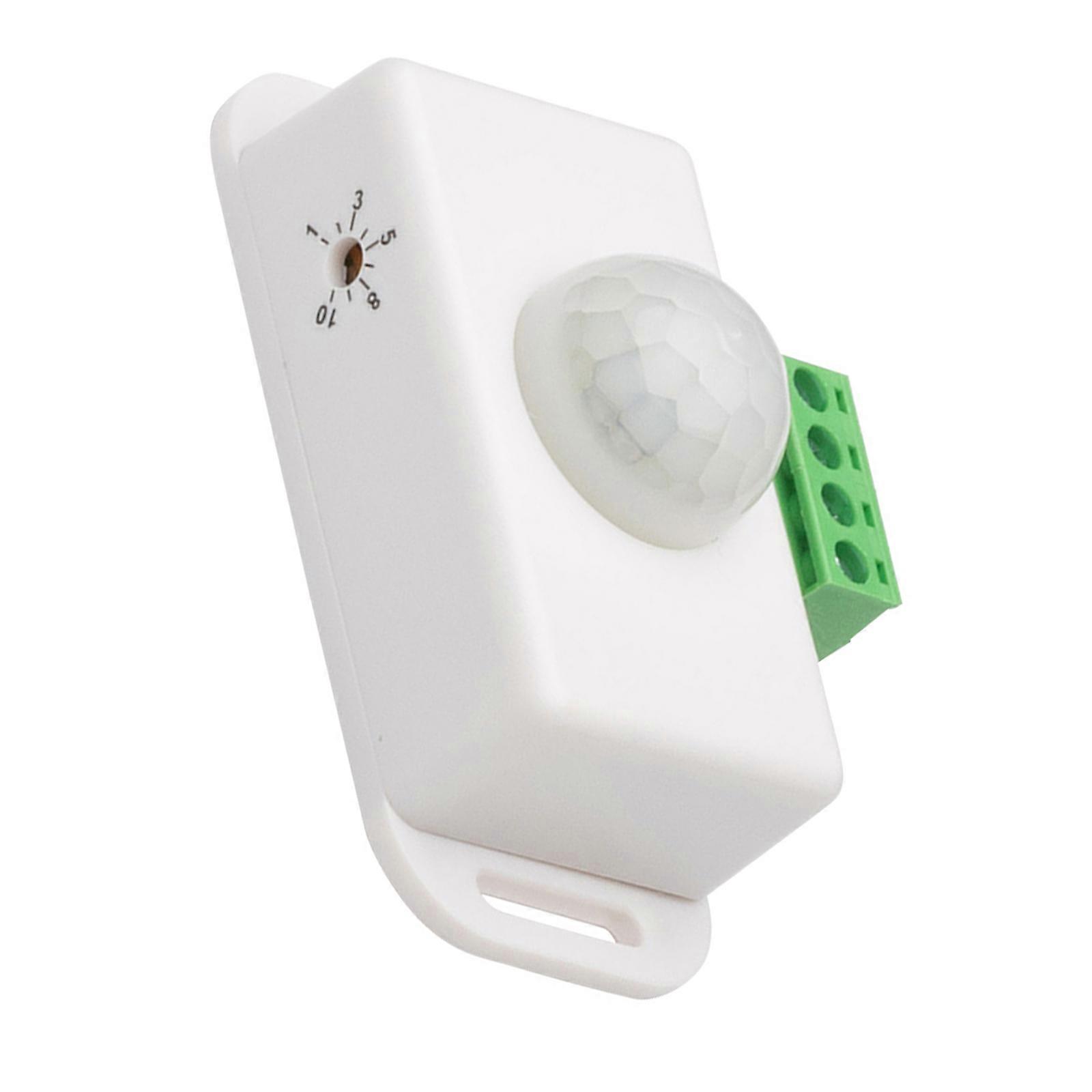 Infrared Sensor Pir Motion Light Timing Controller White