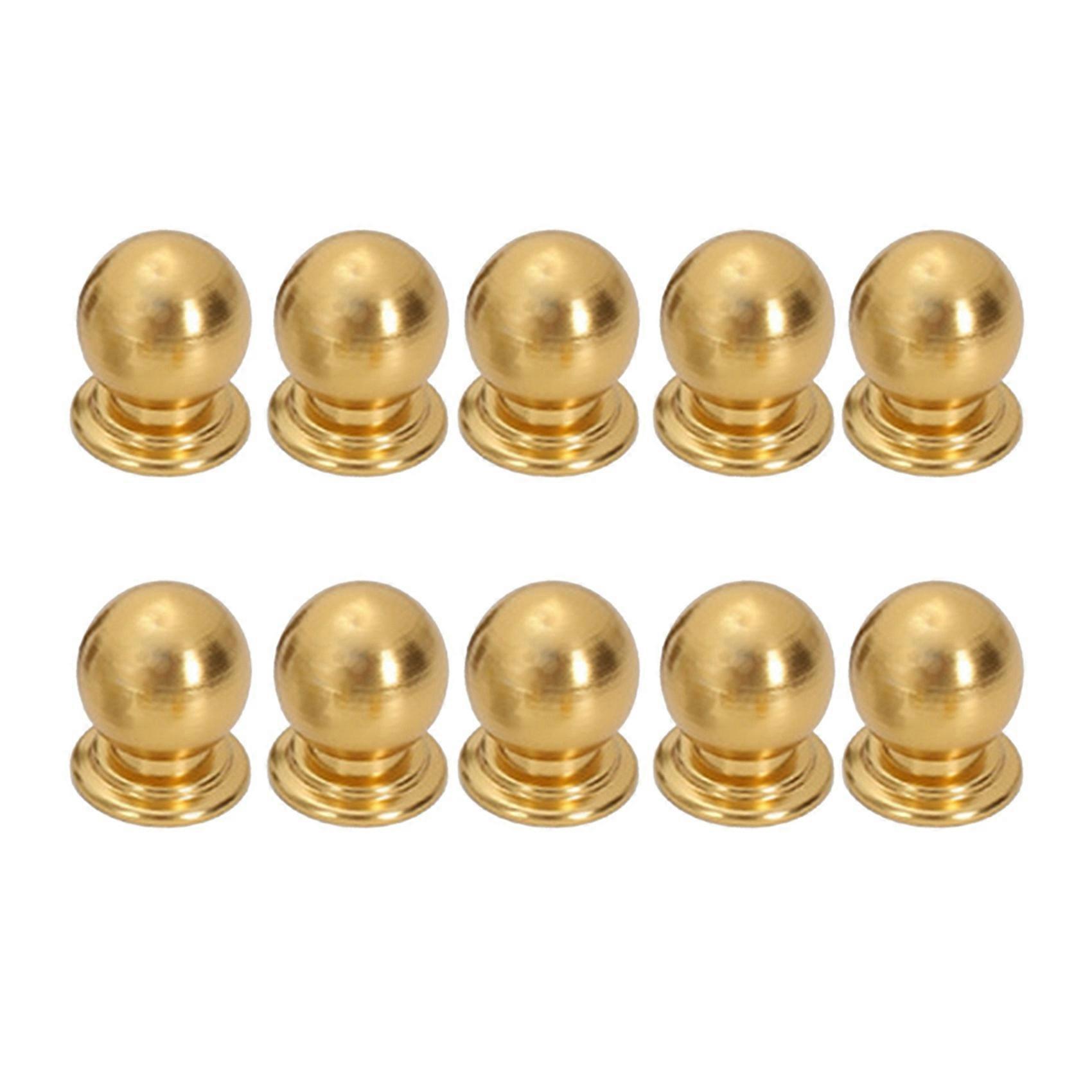 30 Pcs Cabinet Knobs Round Ball Knobs Bathroom Cabinet Knobs Dresser Knobs, Modern Cabinet Hardware for Kitchen Gold