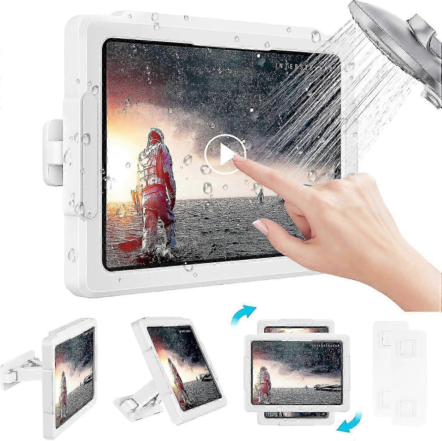 Stretchable Waterproof Tablet Holder, Retractable Design, Compatible with iPads