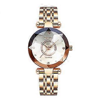 Ocean Heart Quartz women's watch set with diamonds and featuring a steel bracelet, water-resistant (Y159)