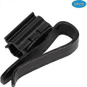 YlTar 5Pcs/Set Fish Tank Water Pipe Clamp Fish Tank Hose Holder Plastic Fish Tank Water Clip For Fish Tank And Aquarium(black) YF