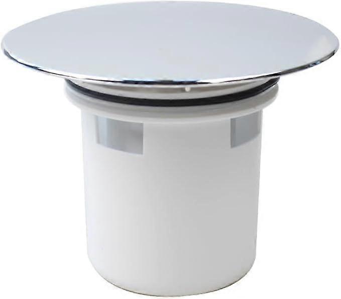 Chrome-plated plastic shower screen with basket