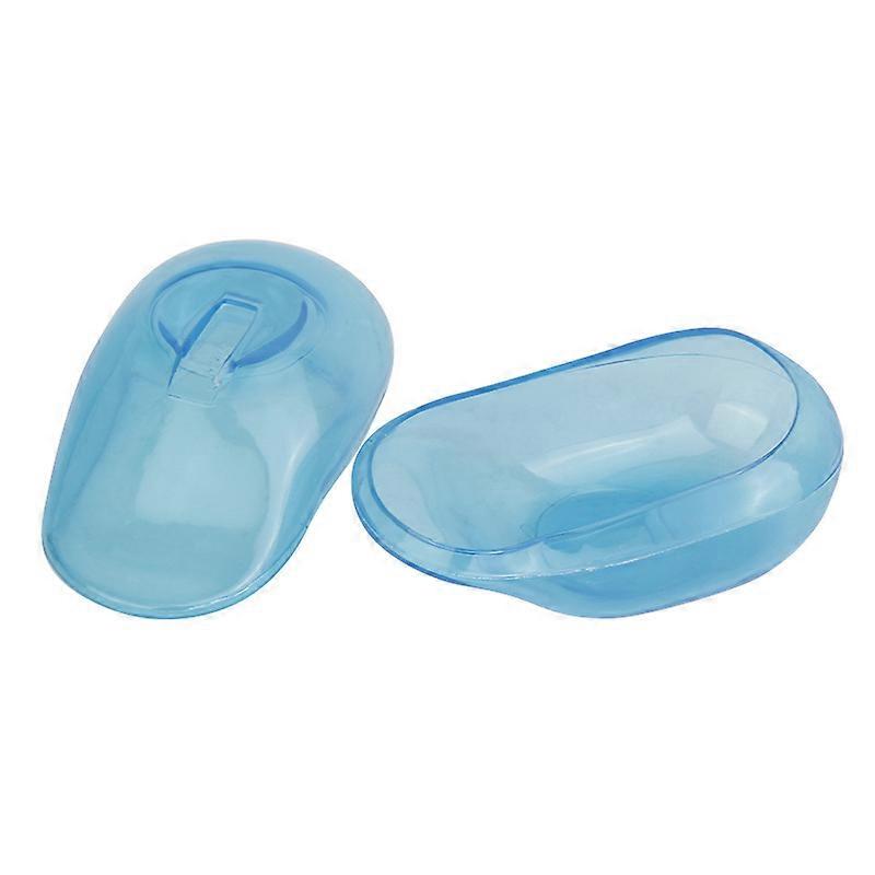 Shower Cap Ear Muffs (2pcs, blue)