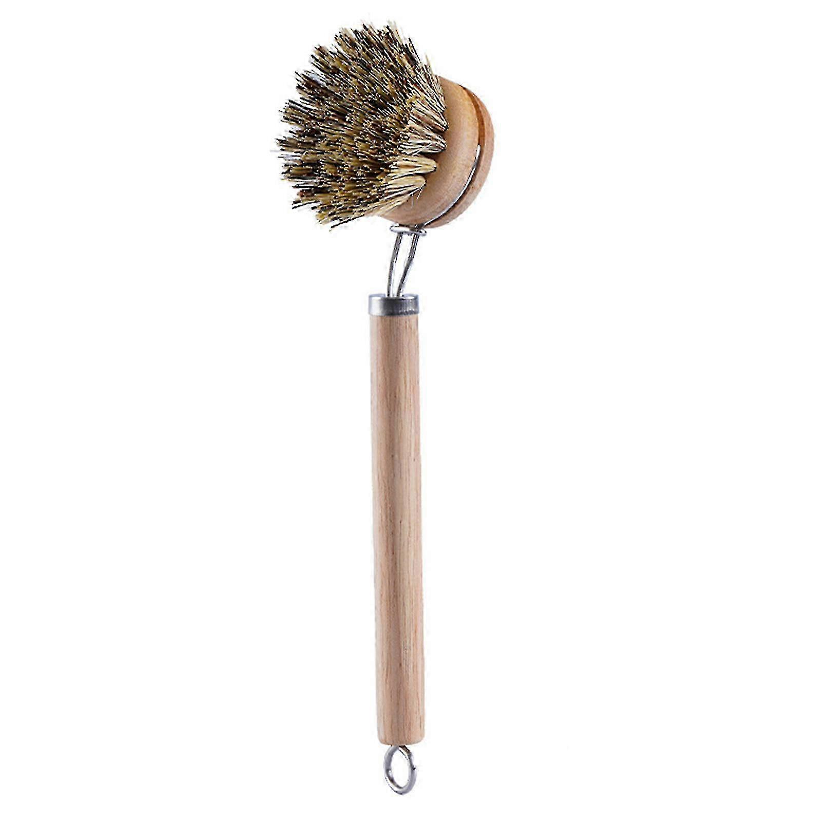 Sturdy Natural Bristle Dish Brush