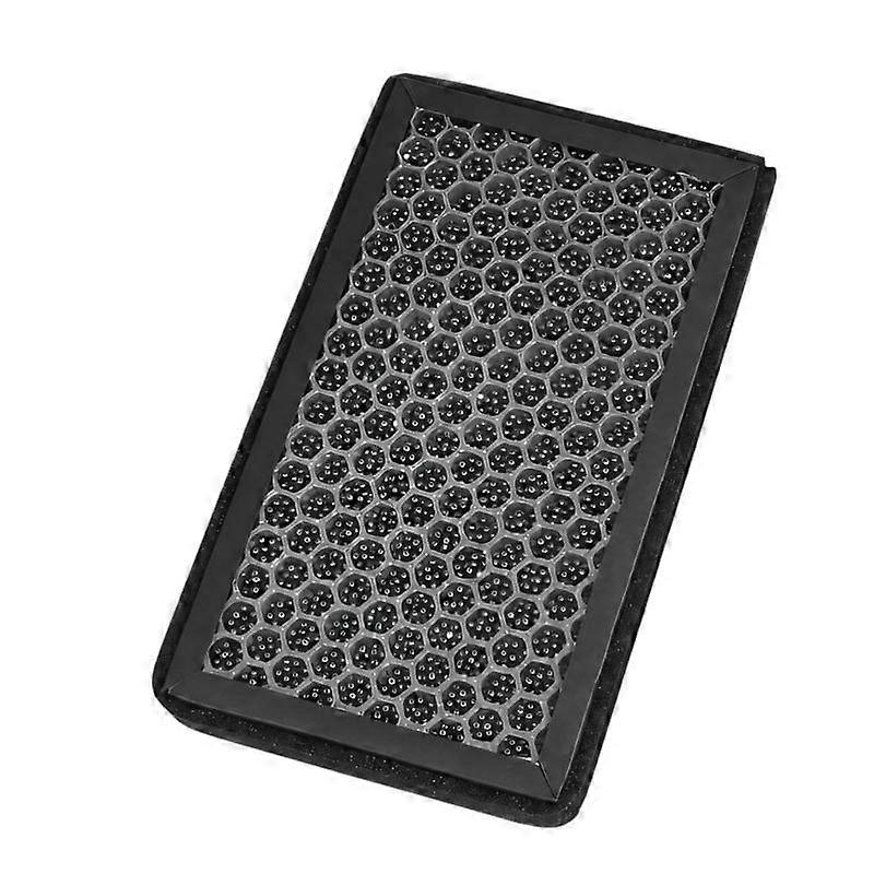 Household Air Conditioner Filter Replacement Rectangular Pleated Intake Filter with Visible Two-Side Structure, Size Reference 24.2x14.1cm for Routine