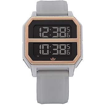 Adidas archive r2 watch for Unisex Digital Quartz with Silicone bracelet Z163272-00