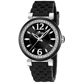 Lotus Quartz Analog Woman Watch with L15784/6 Polyurethane Bracelet