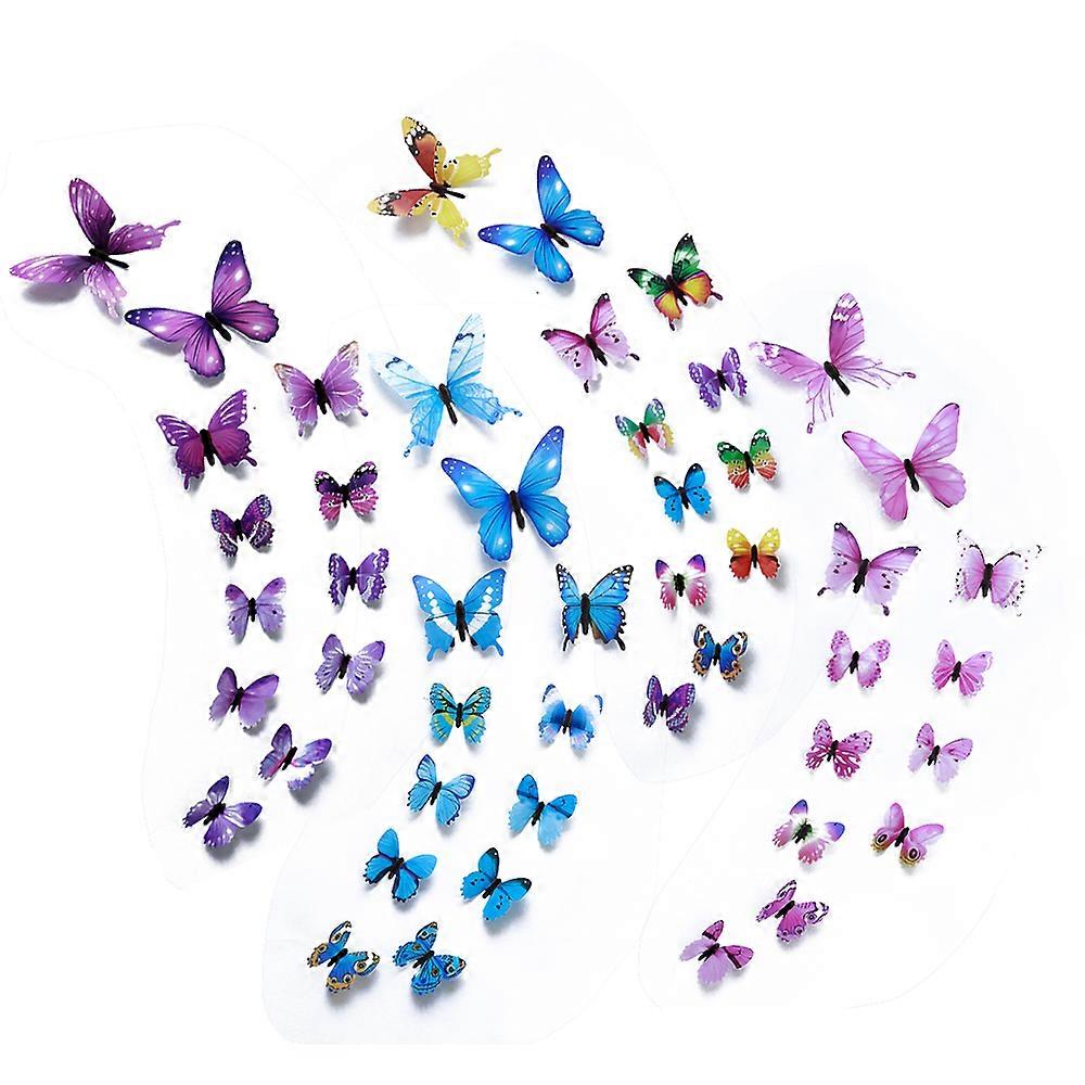 3D Butterfly Waterproof Temporary Tattoos Multi-purpose Wall Decor