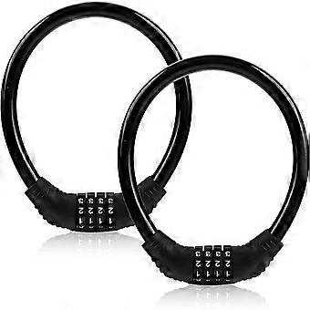 Anti Theft 4-Digit Resettable Cable Lock