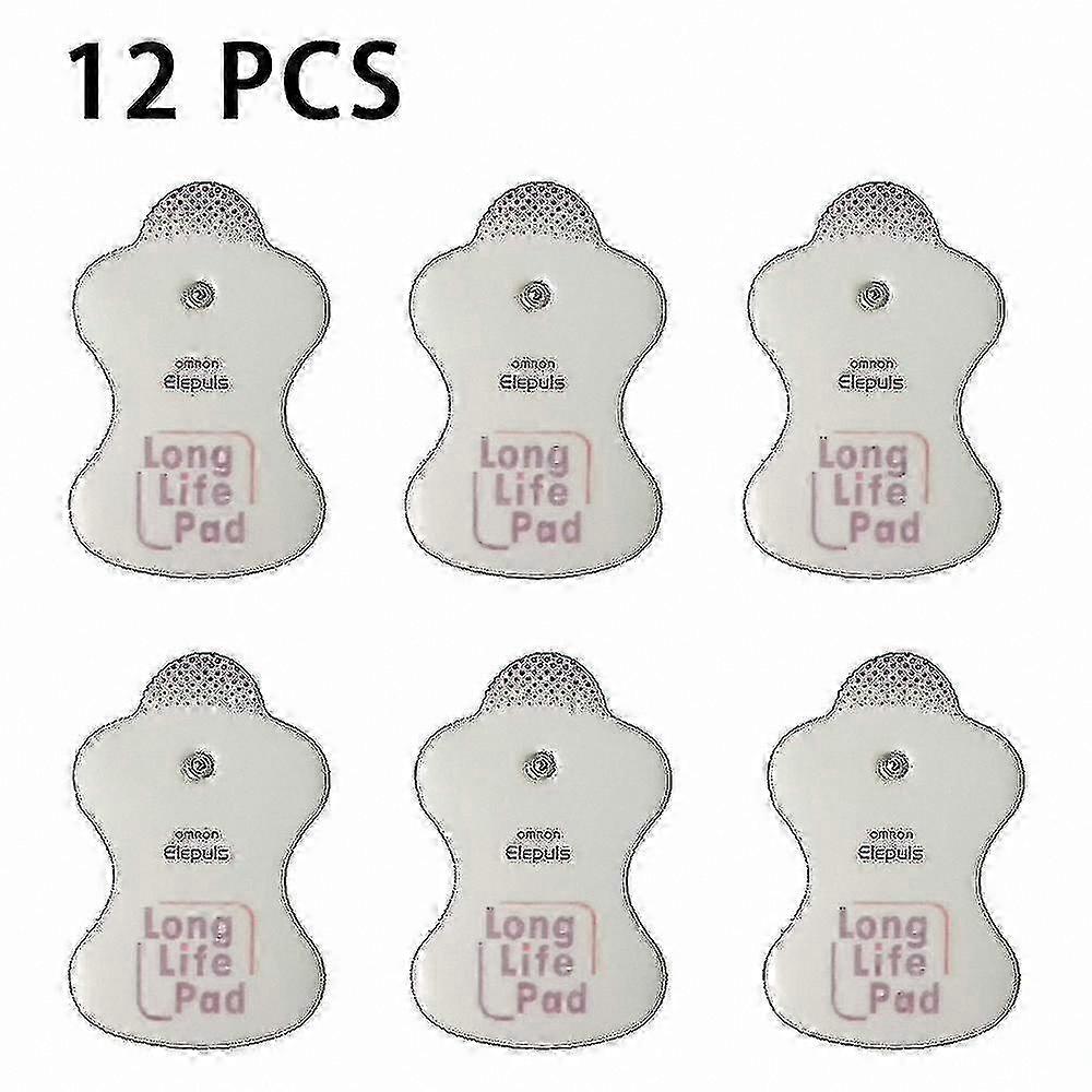 6 Pairs Durable Electrode Pads for Massagers, Long-Lasting Replacement Pads Compatible with Multiple Models