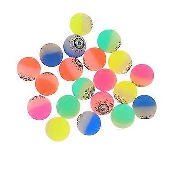 24 Stück Spielzeug im Großpack, Halloween-Süßigkeiten-Spielzeug, Hüpfbälle im Großpack, Halloween-Augen, Hüpfbälle für Halloween.