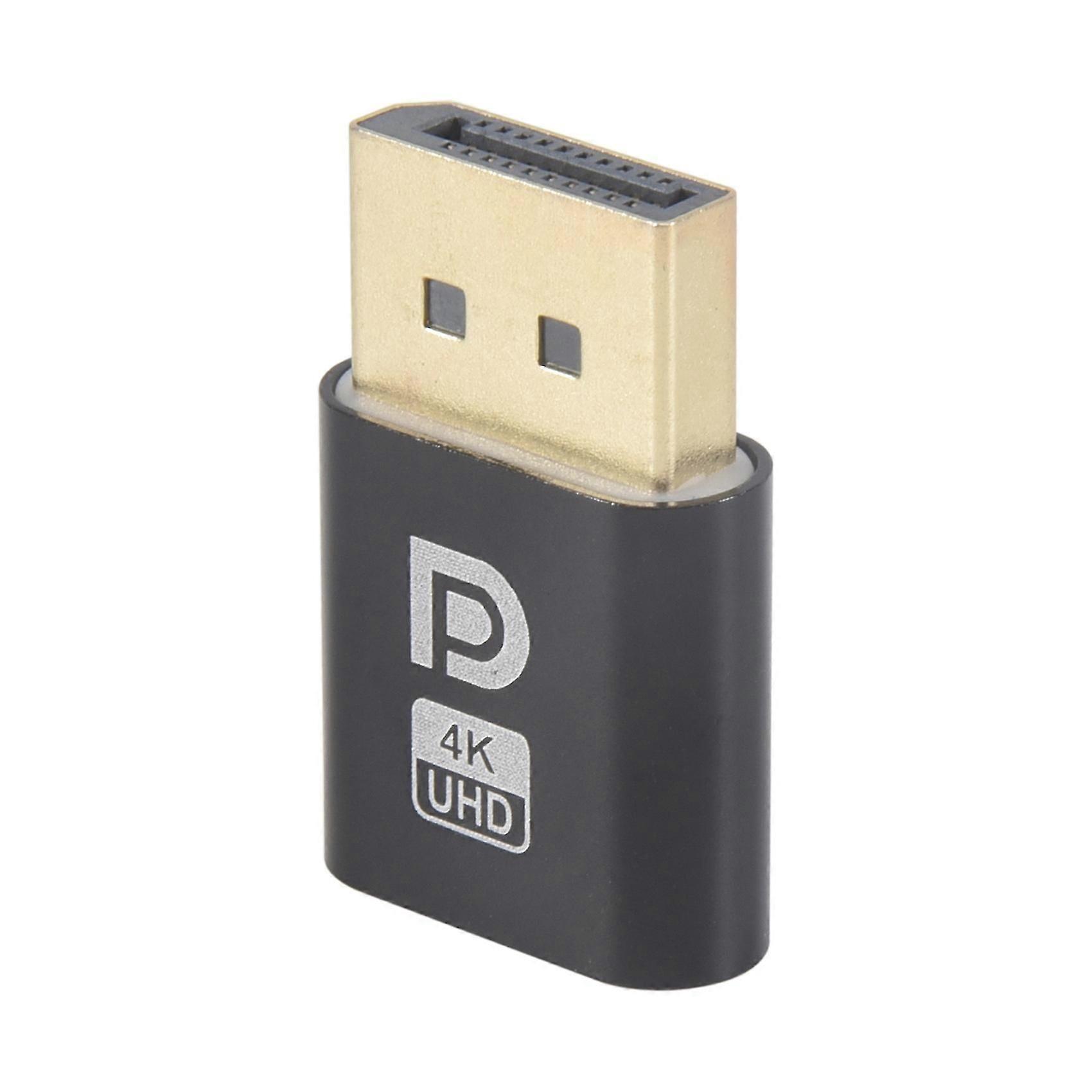4K Displayport Dummy Plug DP Virtual Display Adapter EDID Headless Ghost Emulator for PC Graphics V