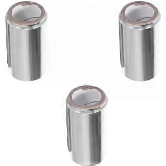 3 Rolls Pro Care Hair Foil for Salon and Shower Use Silver Tin Foil Hair Wrap Strips That Trap Heat for Professional Results