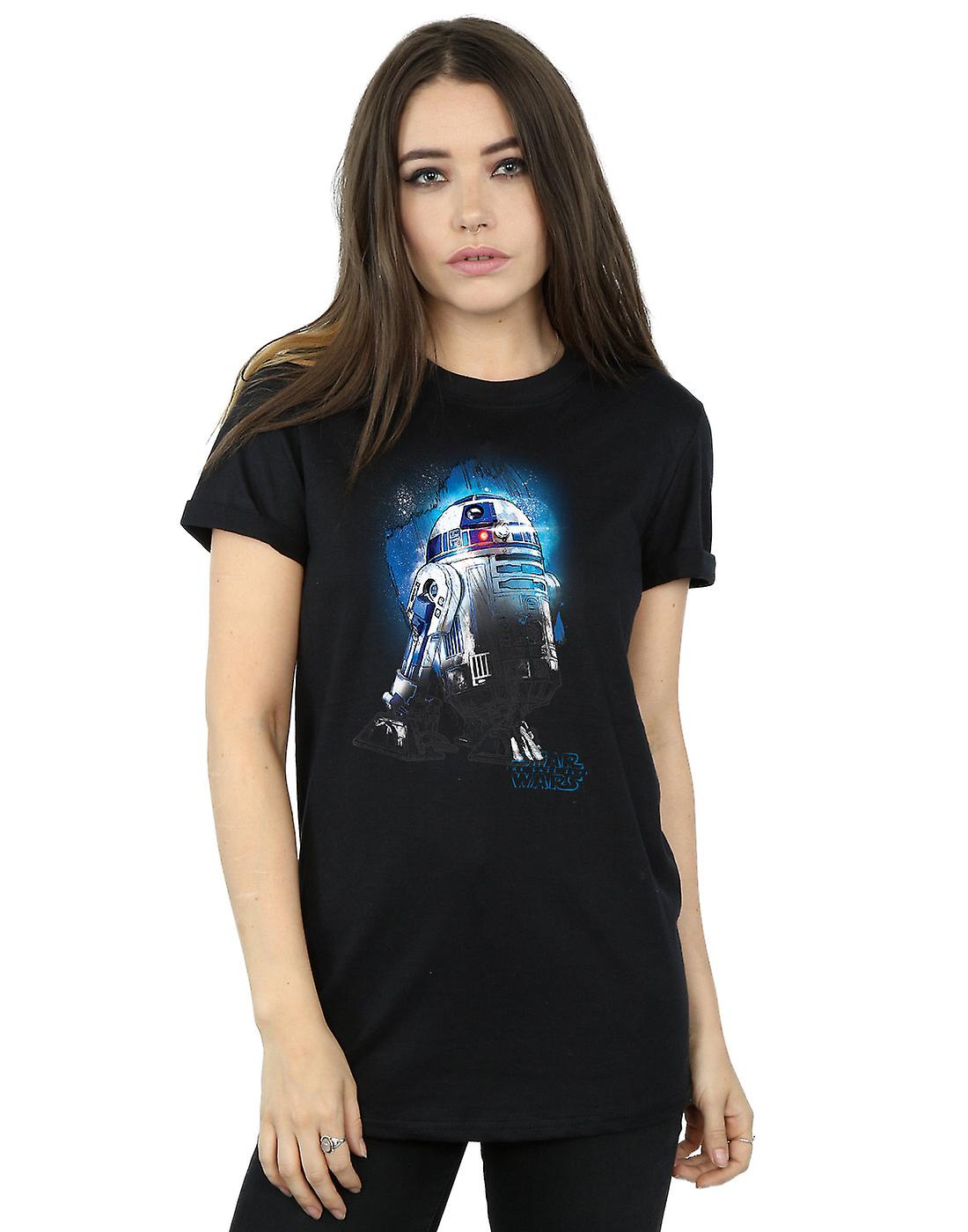 الماضي جدي R2-D2 حرب النجوم للمرأة نحي صديقها تناسب تي شيرت