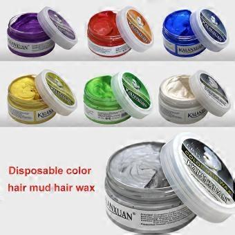 Temporary Hair Color Wax, Long Lasting & No Discoloration, Fashionable Hairstyle Cream for Cosplay & Parties 
