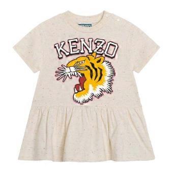 Kenzo Baby Girls Logo Crew Neck T-Shirt Dress