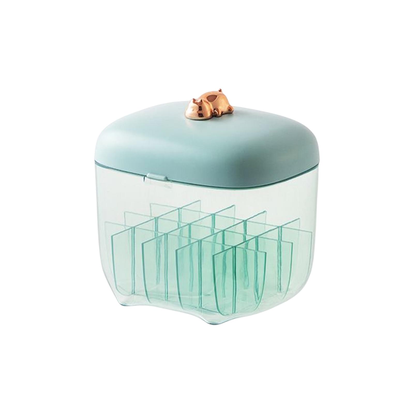Acrylic Lipstick Holder With Lid With Removable Compartment Design