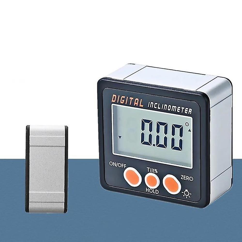 Inclinometer, Ip54 Precision Electronic Digital Display, 4*90 Protractor Angle Cassette With Backlight For Measuring Angle And Slope Starlight