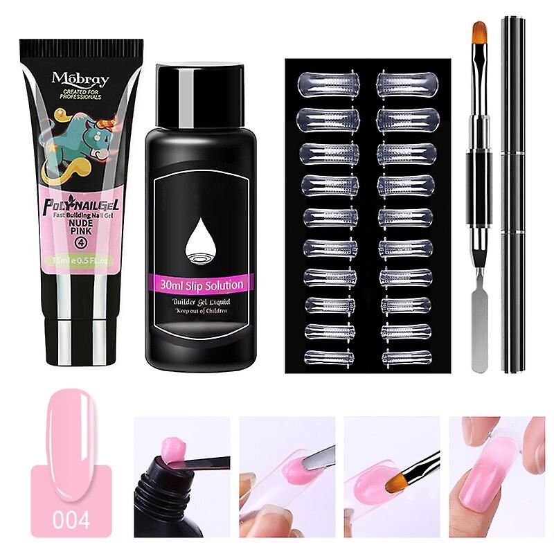 Poly Nail Gel Set All For Quick Extension Professional Polygels Acrylic Building Nail Gel Kit Nail Manicure Set 3