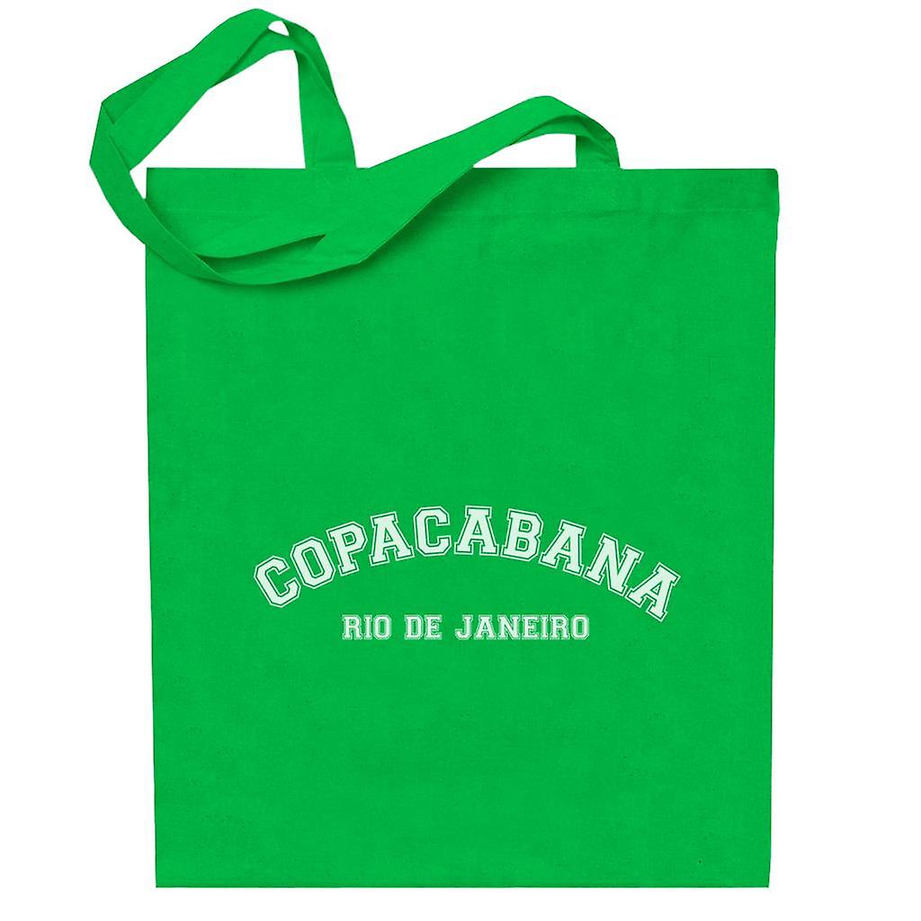Copacabana Rio De Janeiro Varsity Totebag